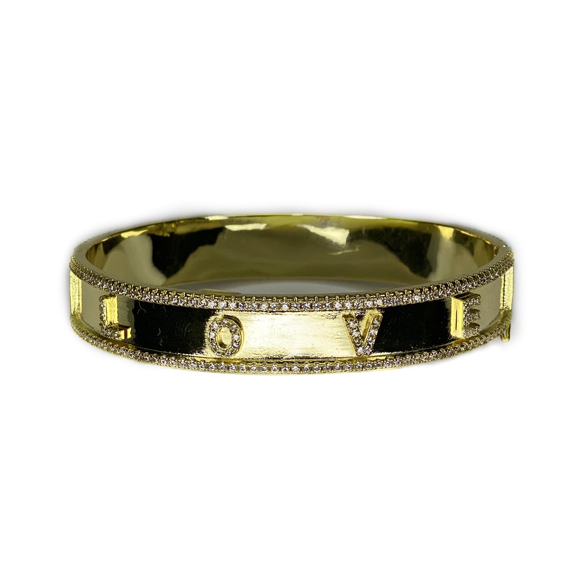 Gold Love Bangle