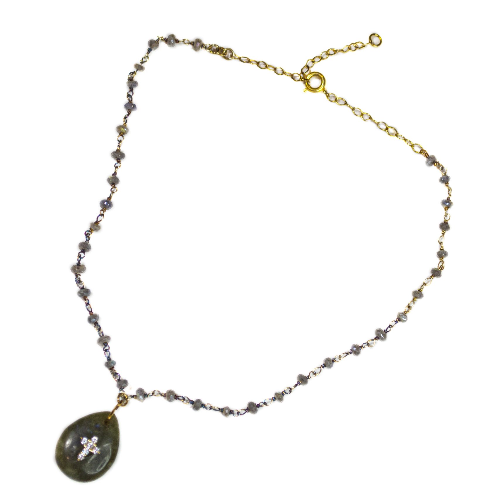 Labradorite Cross
