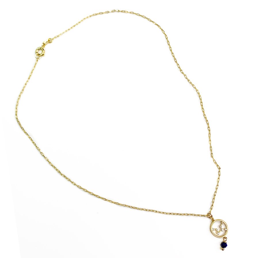 Virgo Constellation Blue