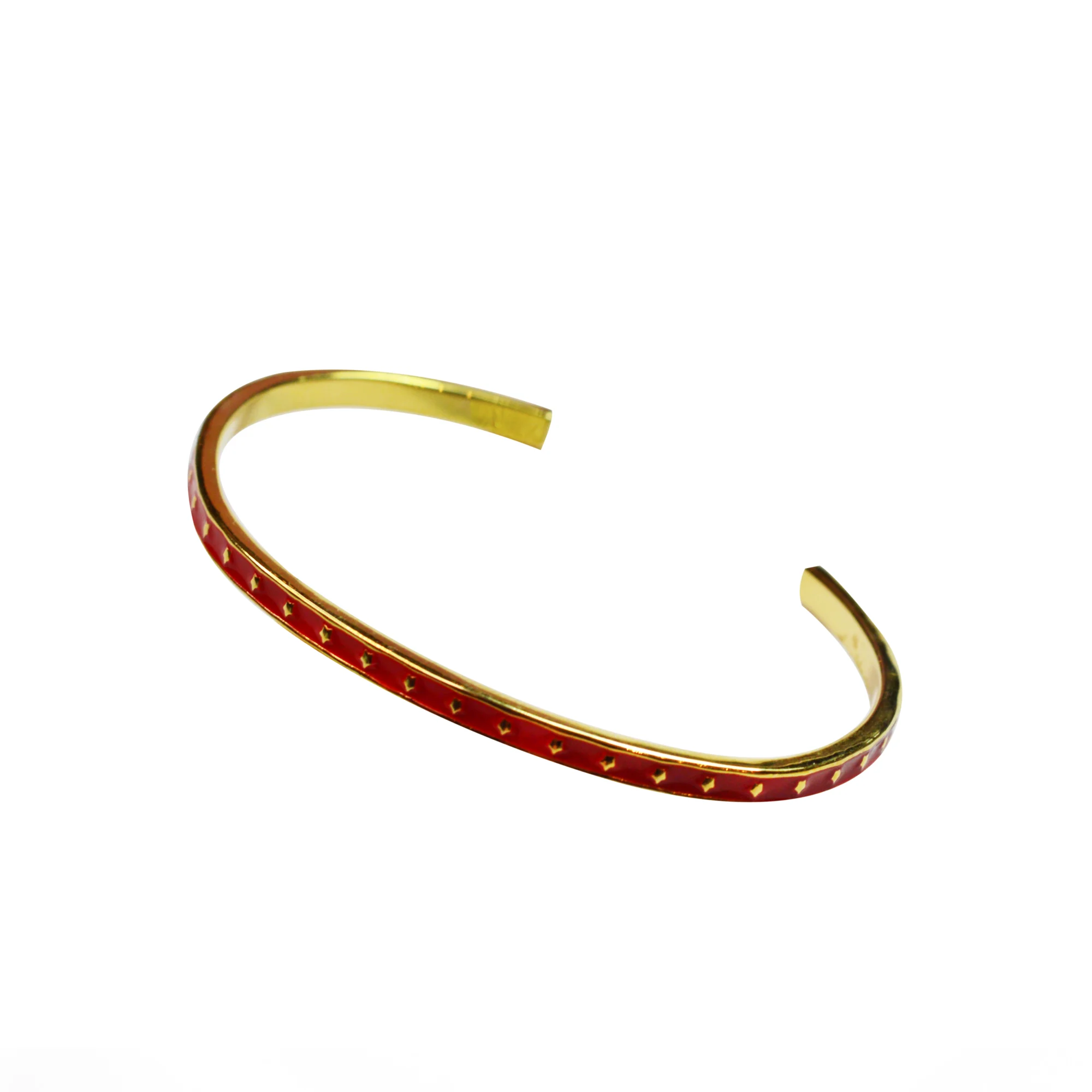 Red Enamel Bangle