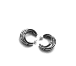 Silvery Plated Circles