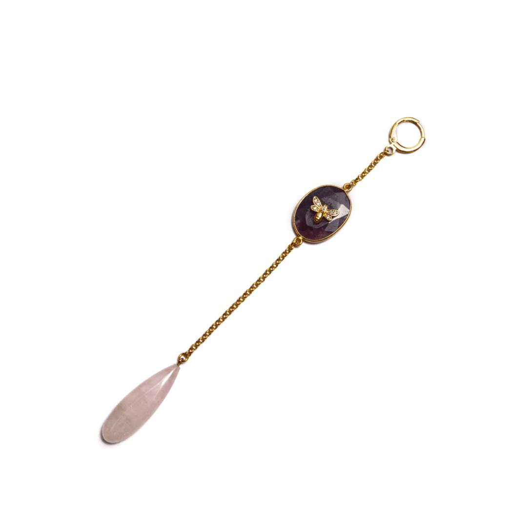 Ruby Butterfly Rosy Quartz