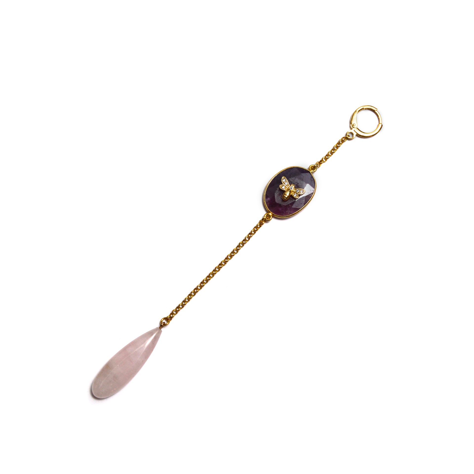 Ruby Butterfly Rosy Quartz