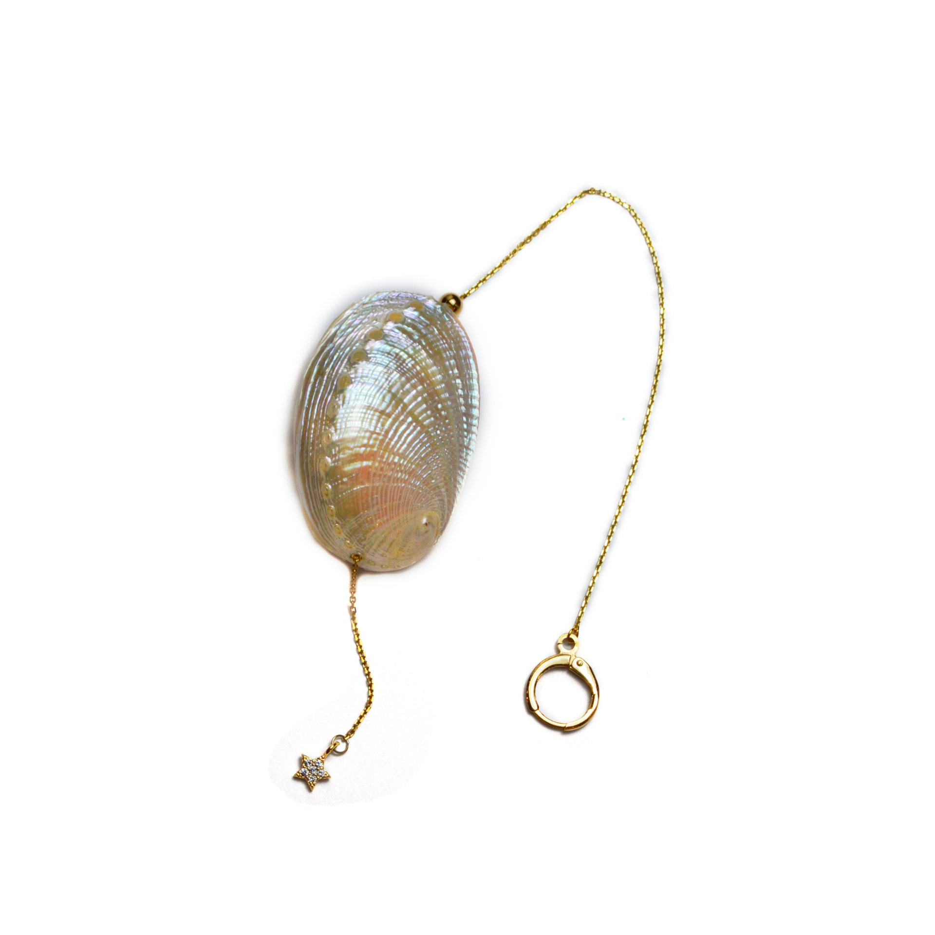 Ocean Pearl Conch Earrings