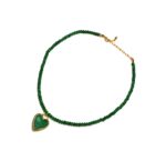 Heart of Green Agate