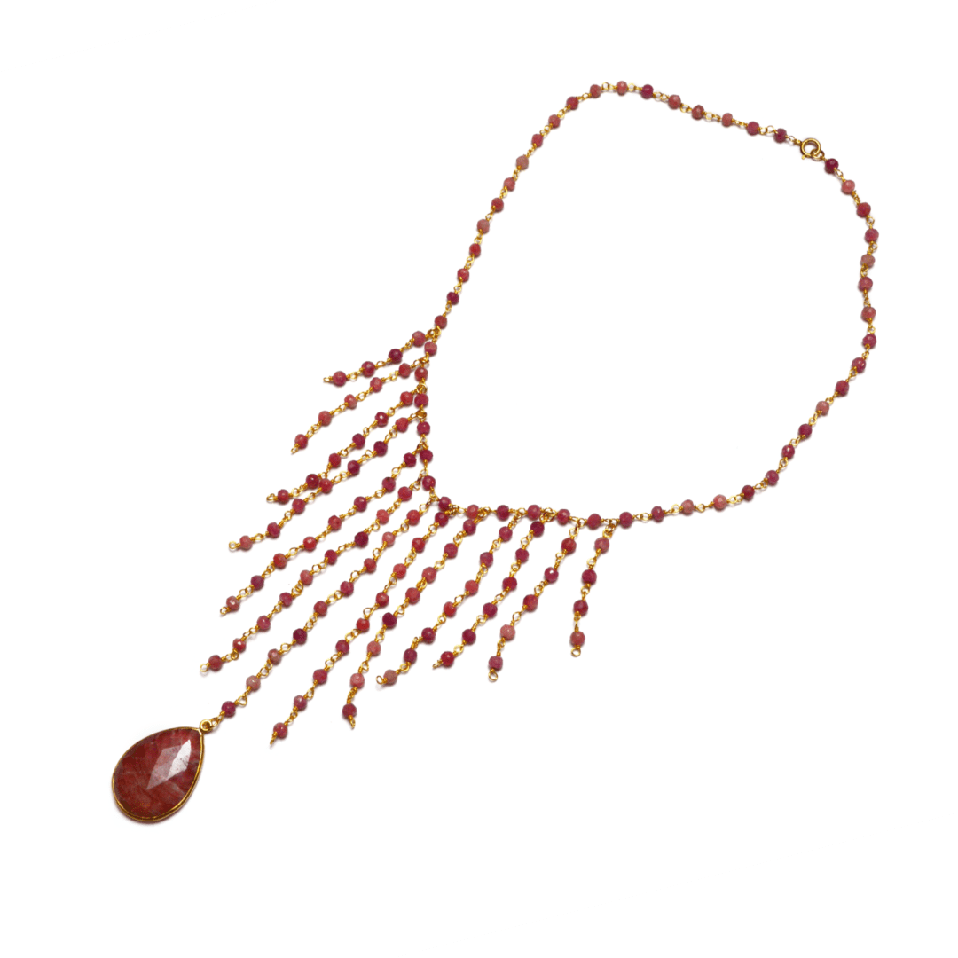Ruby Drop Choker