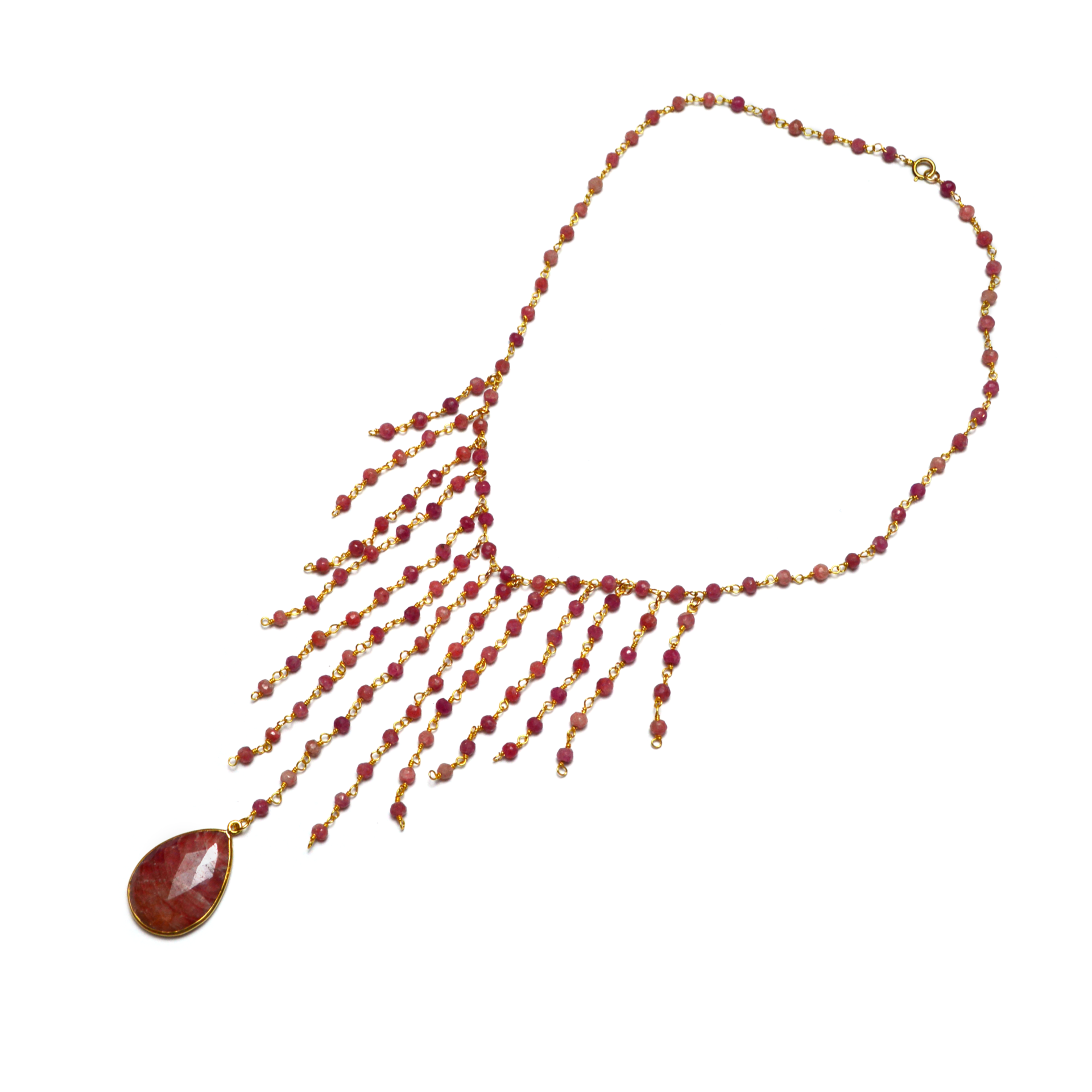 Ruby Drop Choker