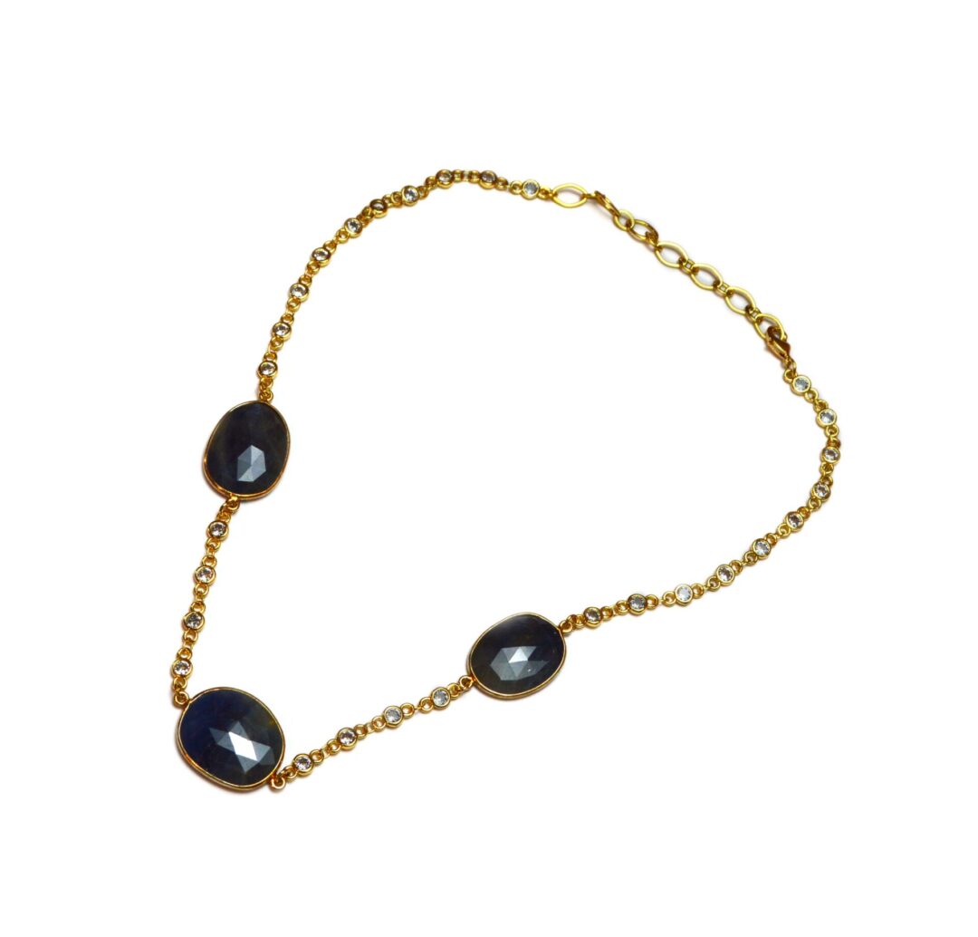 Sapphire Zircon Chain