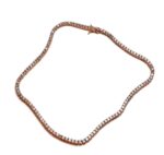 Rose Gold Zircon Tennis