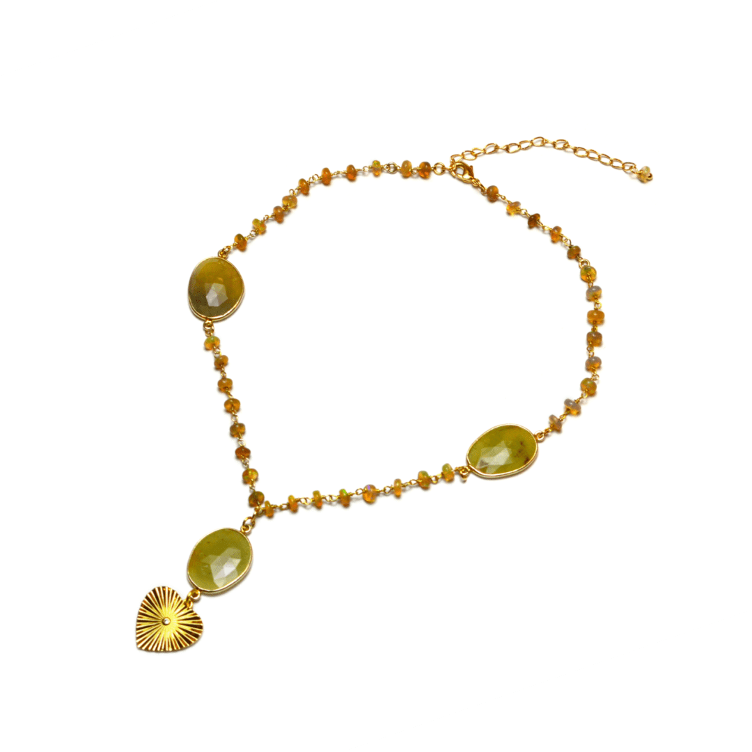 Yellow Sapphire Opal