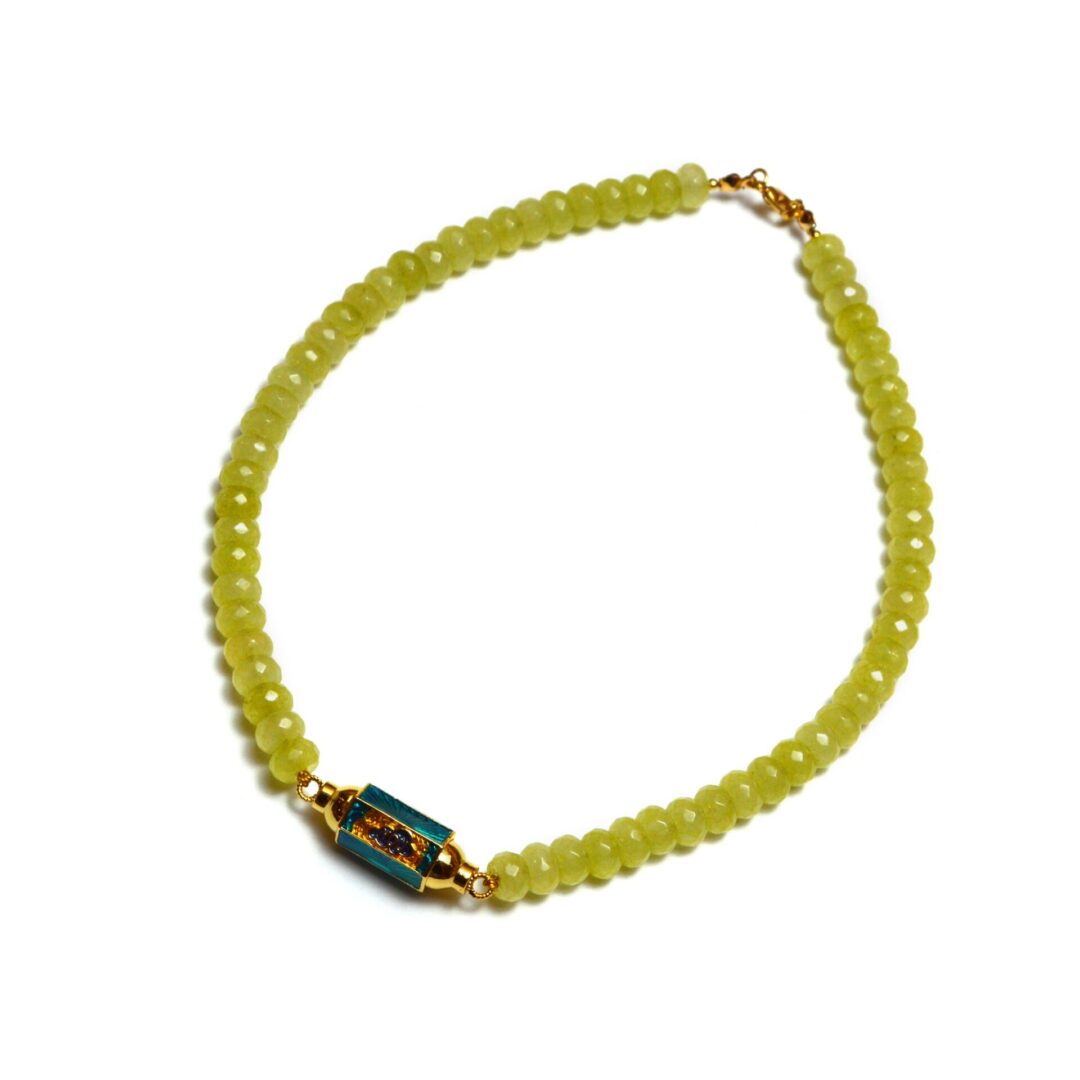 Lime Green Agate Turquoise