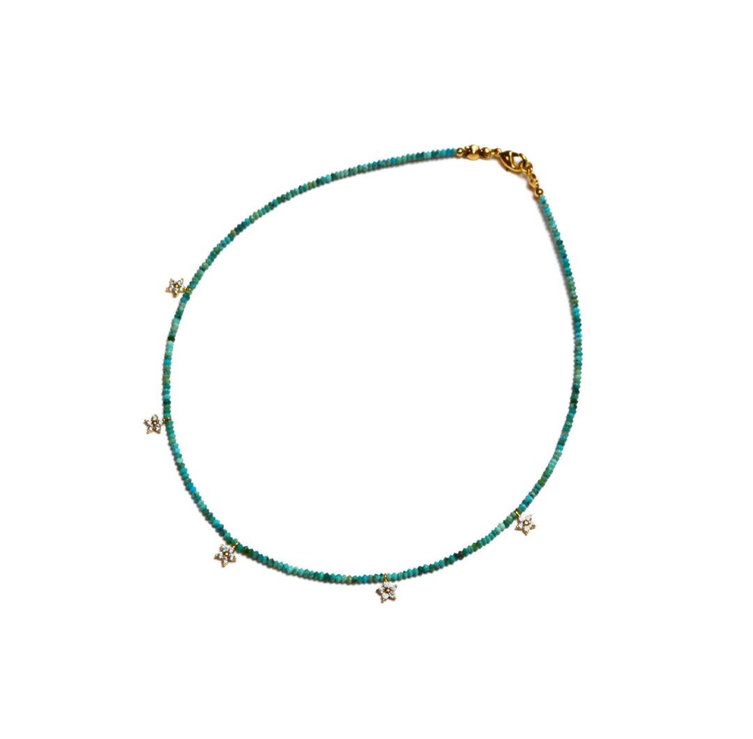 Mini Turquoise Flowers