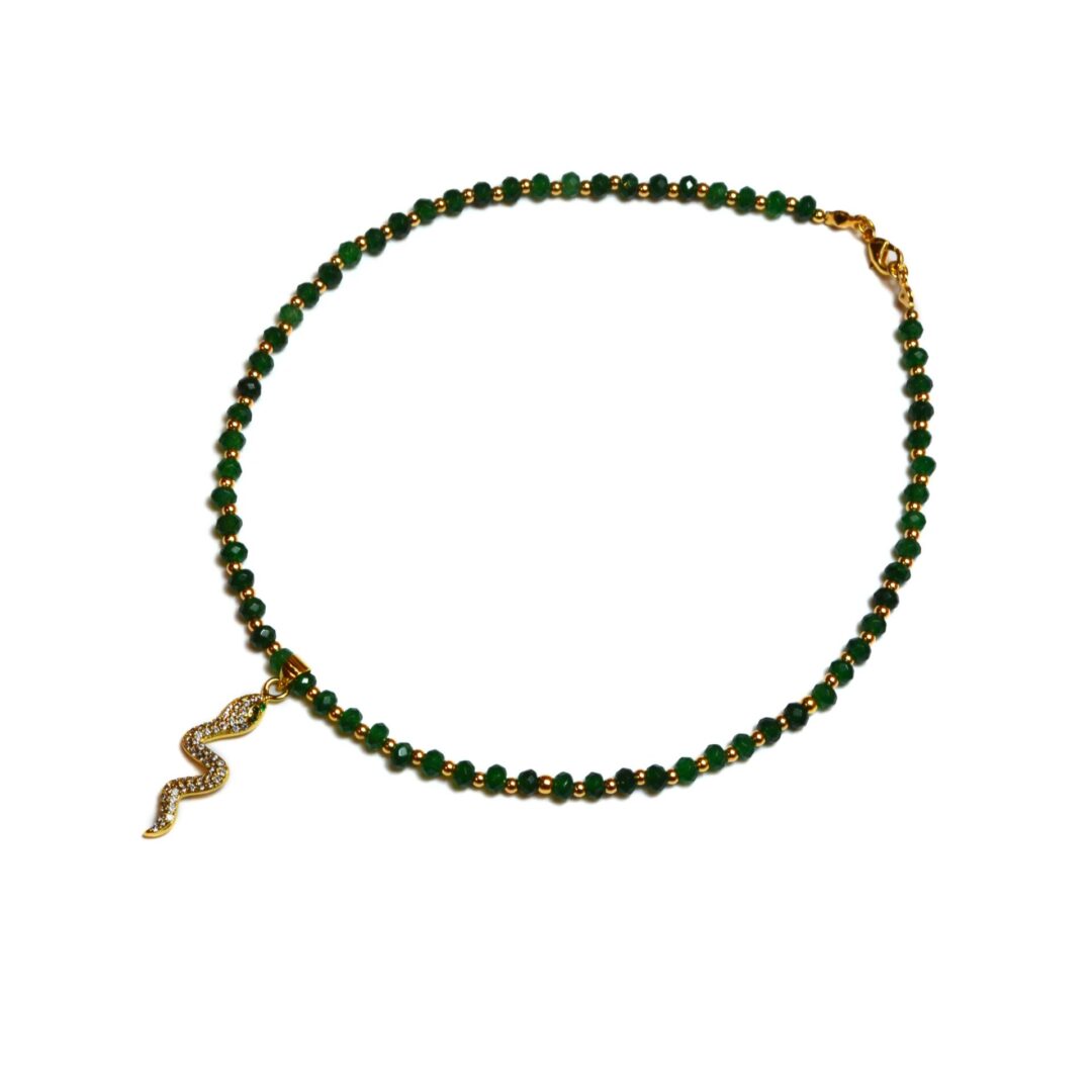 Combined Green Agate Serpent