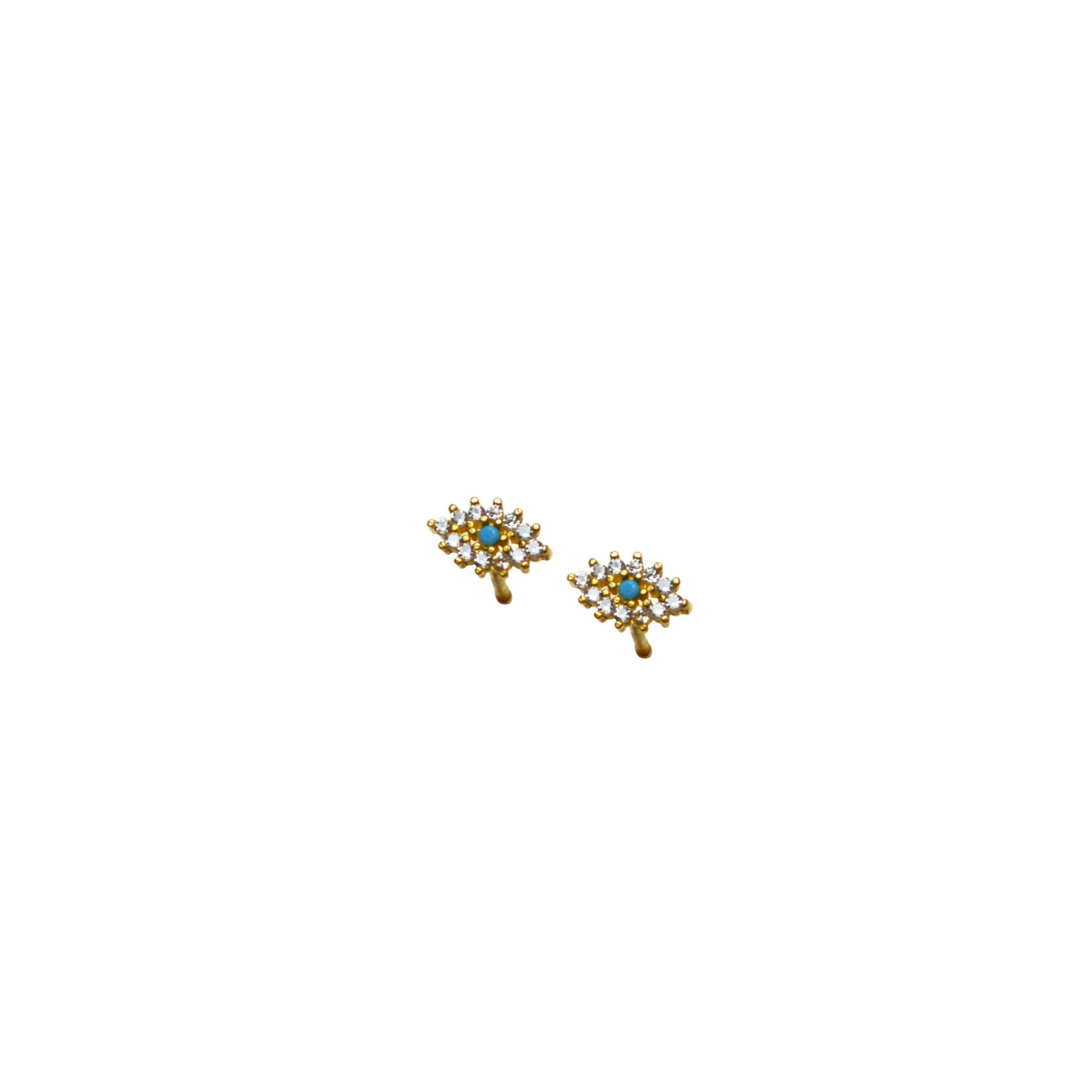 Turquoise Eye Studs