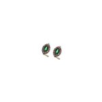Green Eye Studs