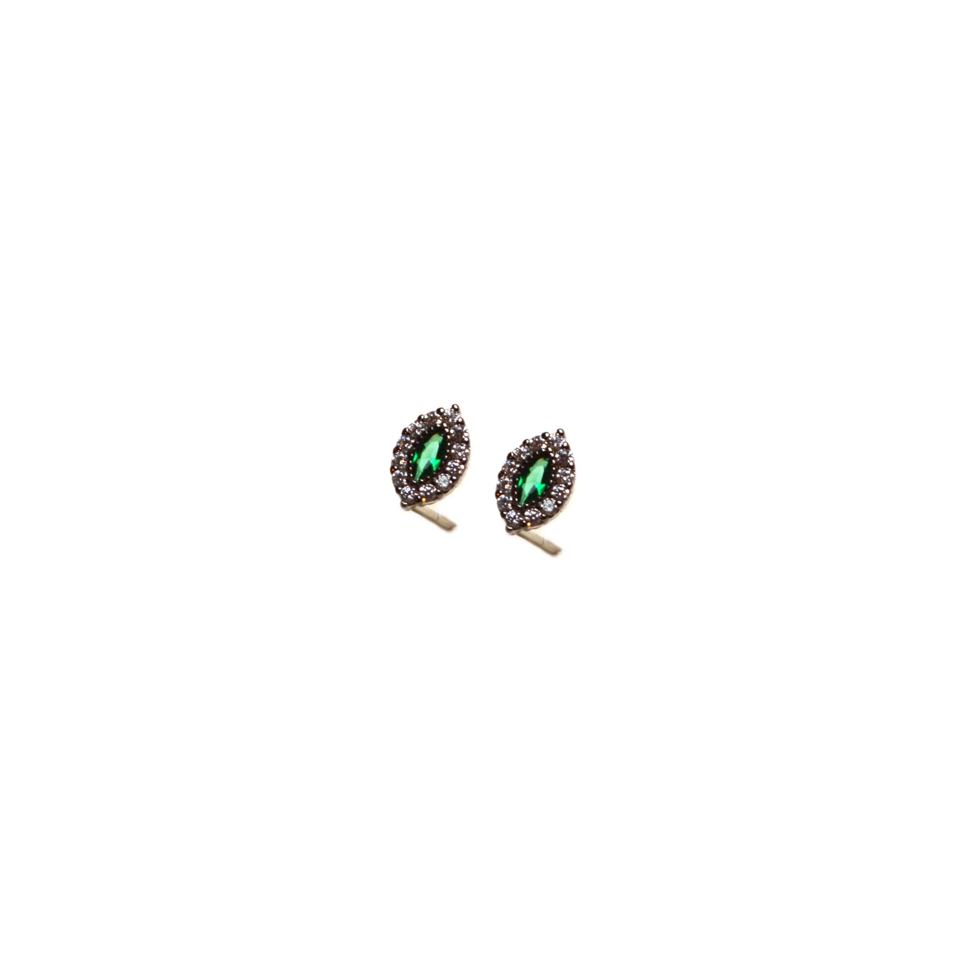 Green Eye Studs