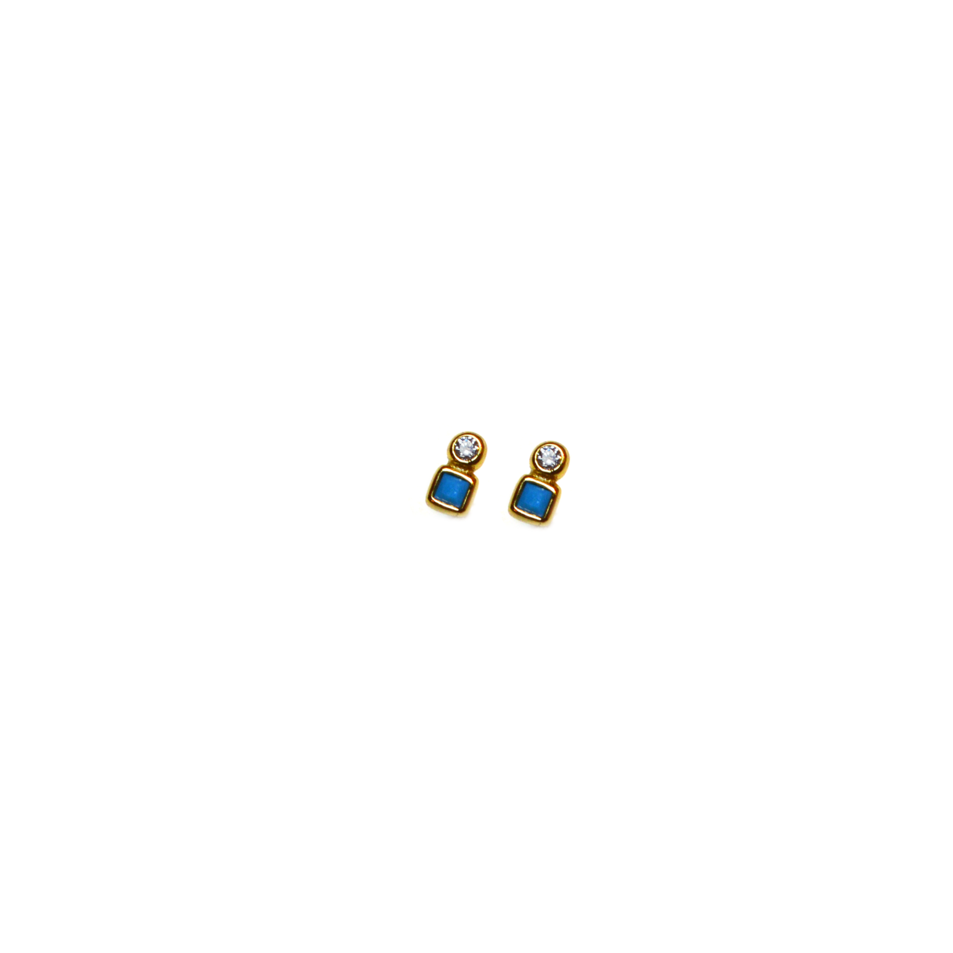 Mini Turquoise Studs