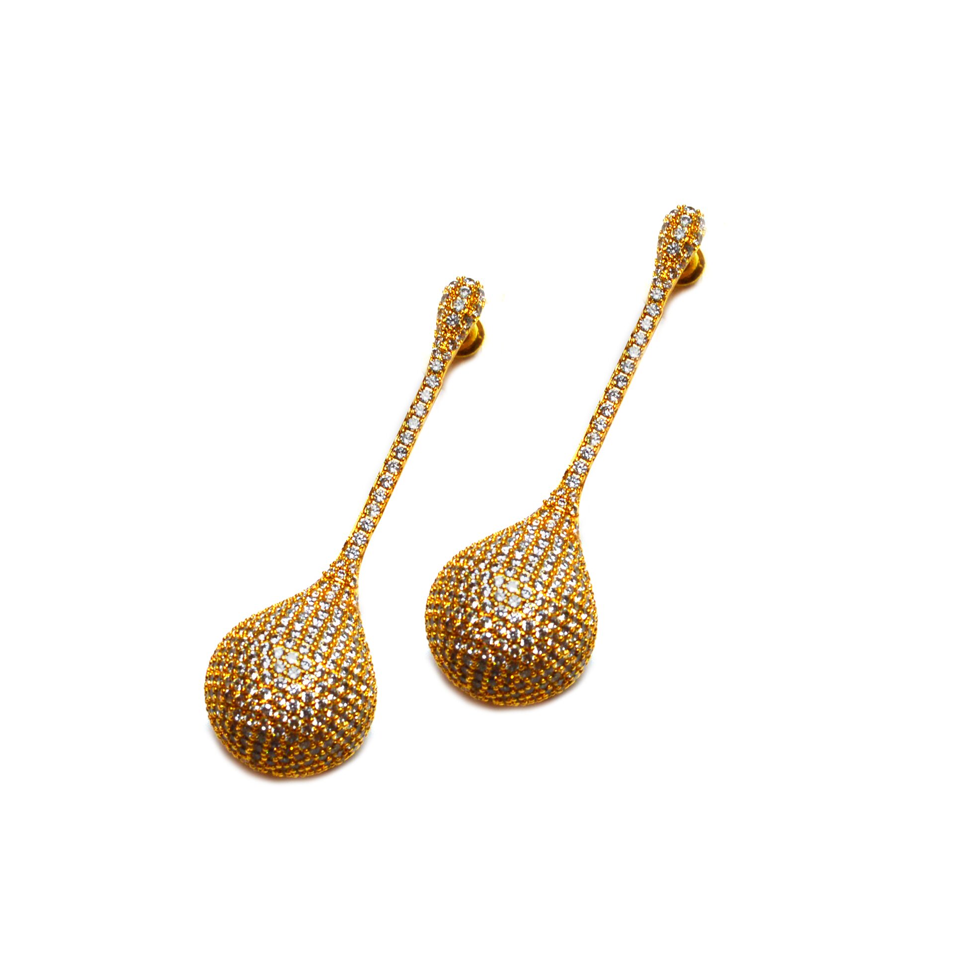 Golden Zircon Drop