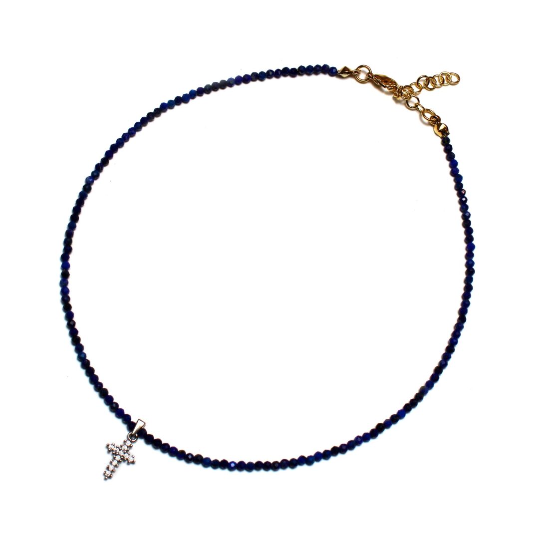 Lapis Lazuli Cross