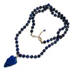 Lapis Lazuli & Agate Charm