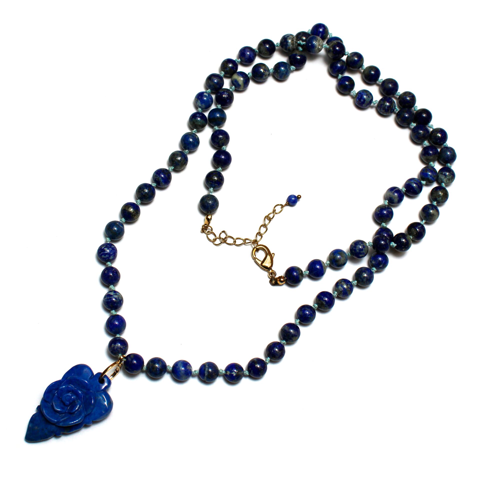 Lapis Lazuli & Agate Charm