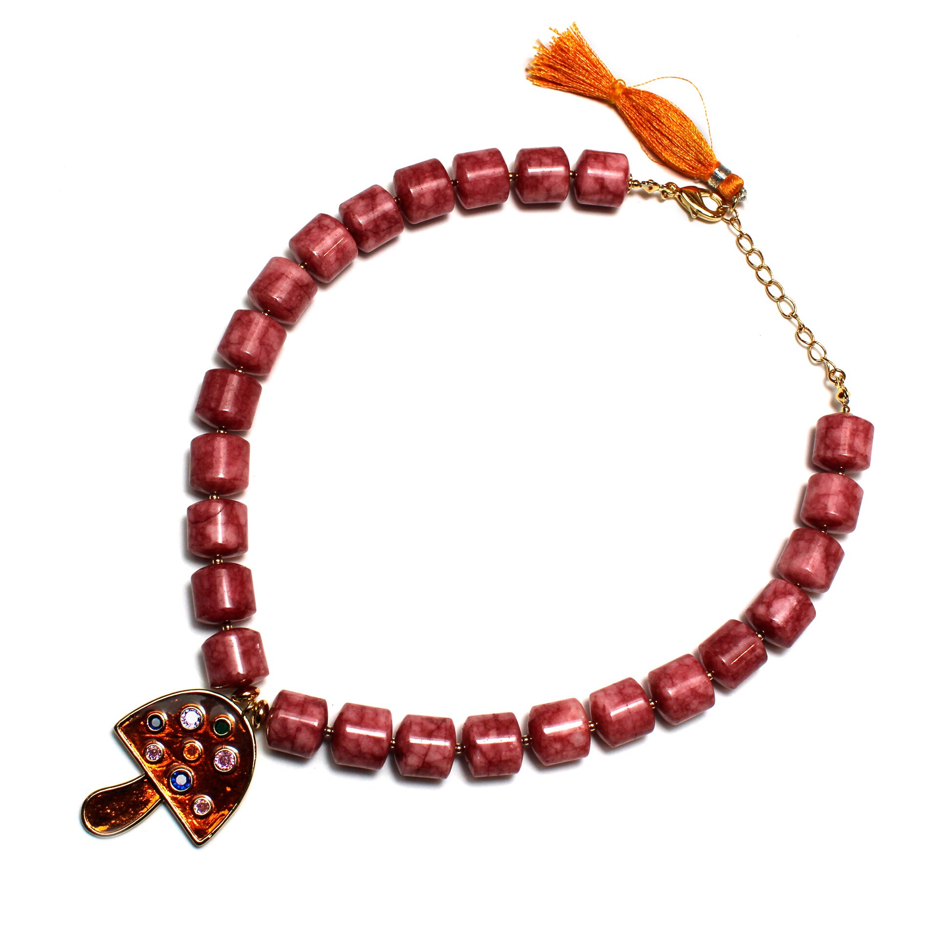 Rose & Orange Mushroom