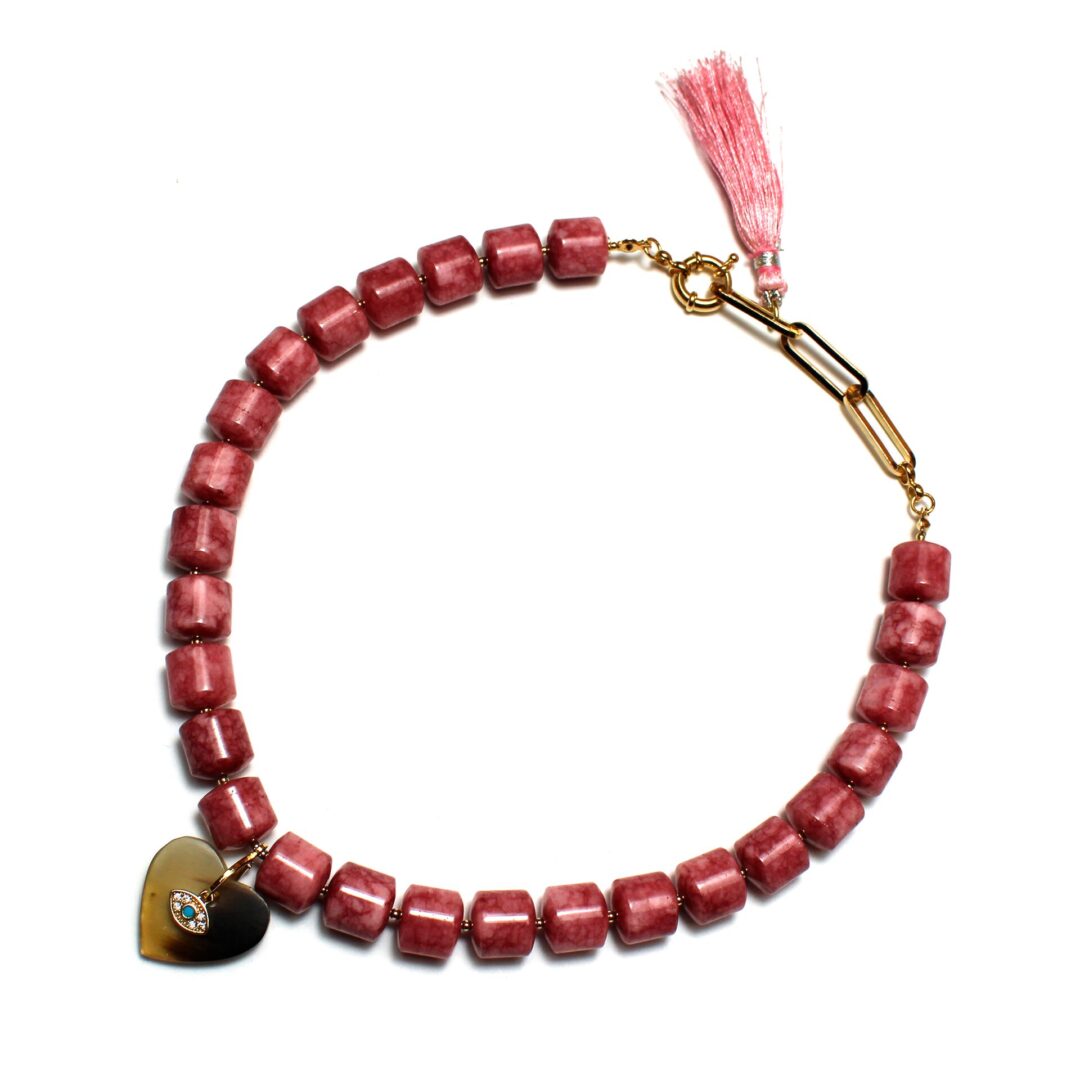 Rose & Heart Pendant