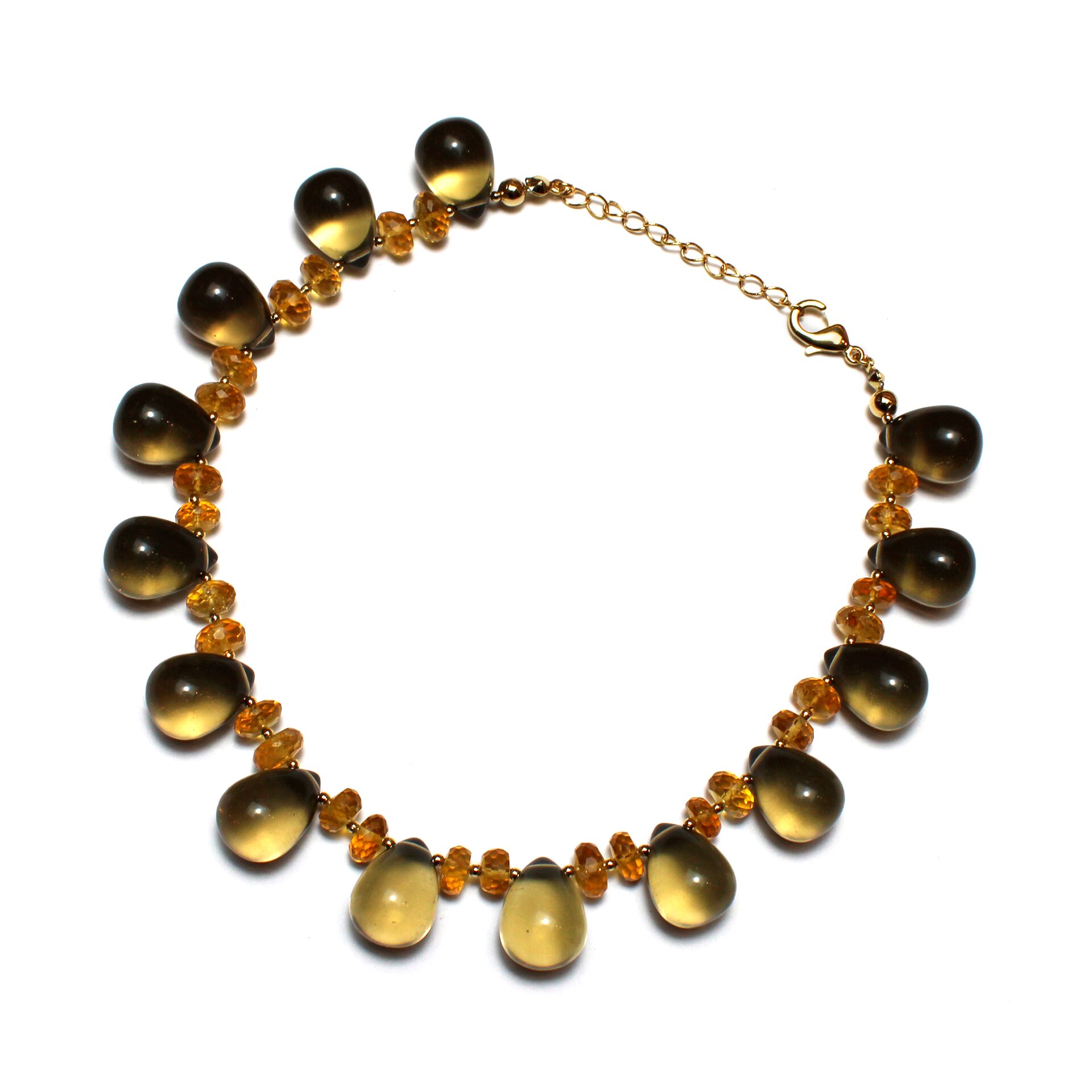 Citrine & Smoky Quartz Drops