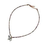 Fluorite & Elegant Quartz Charm