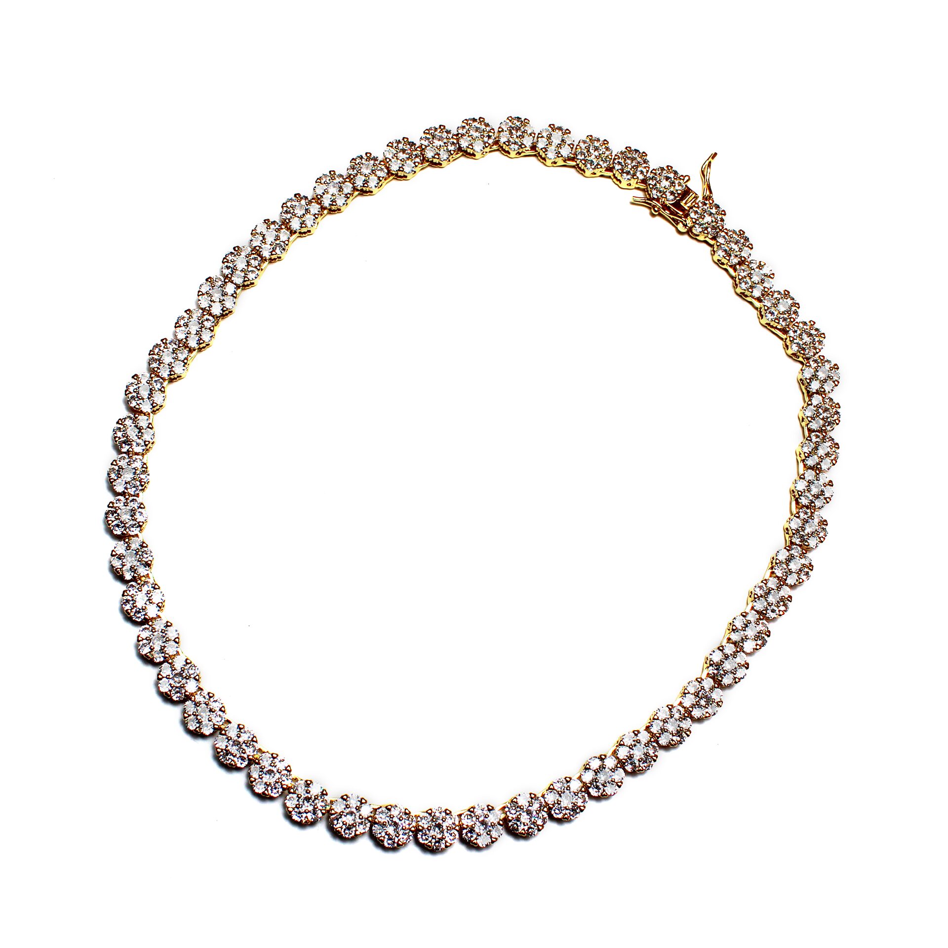 Rosette Zircon & Gold Edge