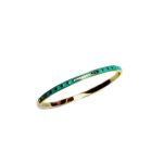 Fine Turquoise Enamel "Happiness"