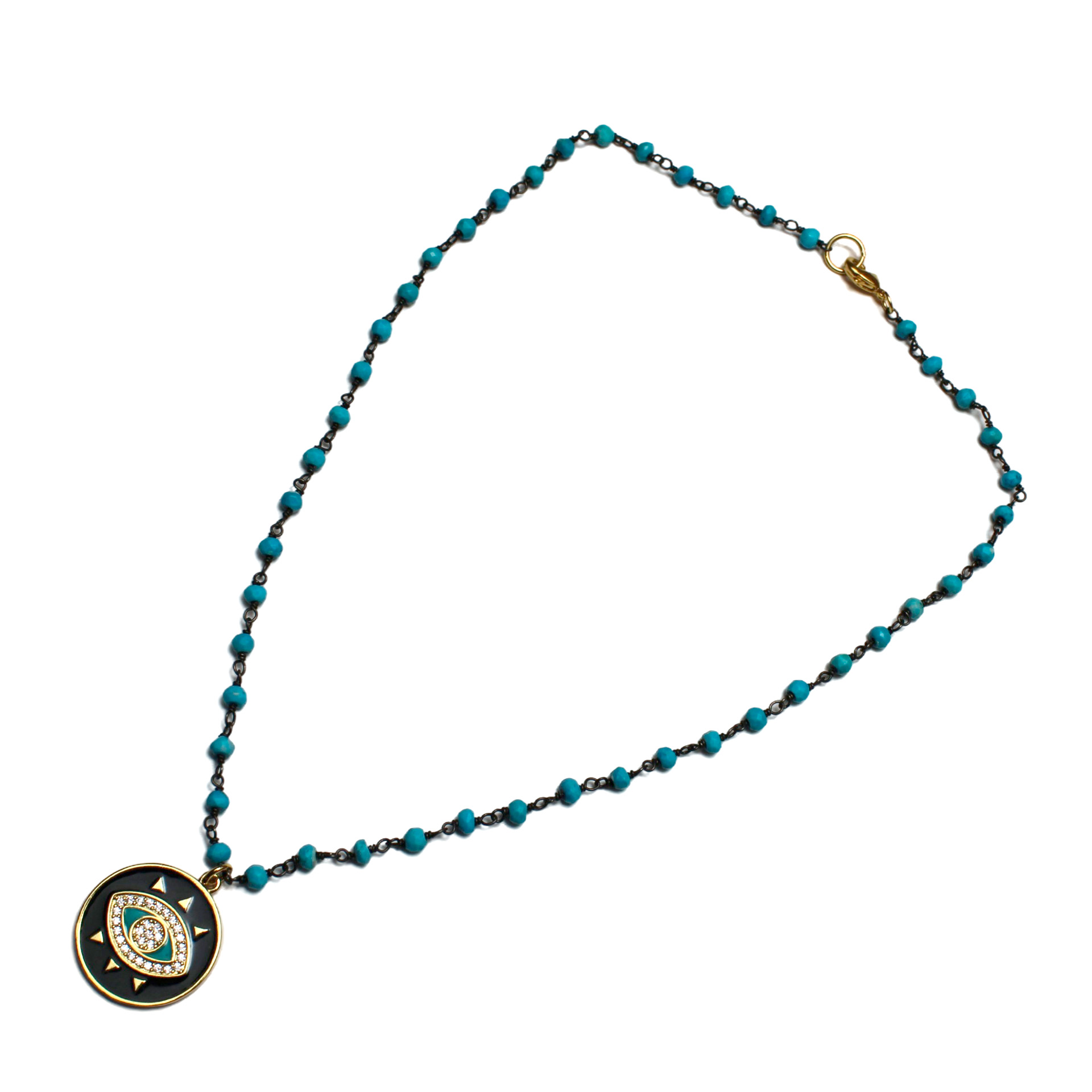 Turquoise Evil Eye Charm