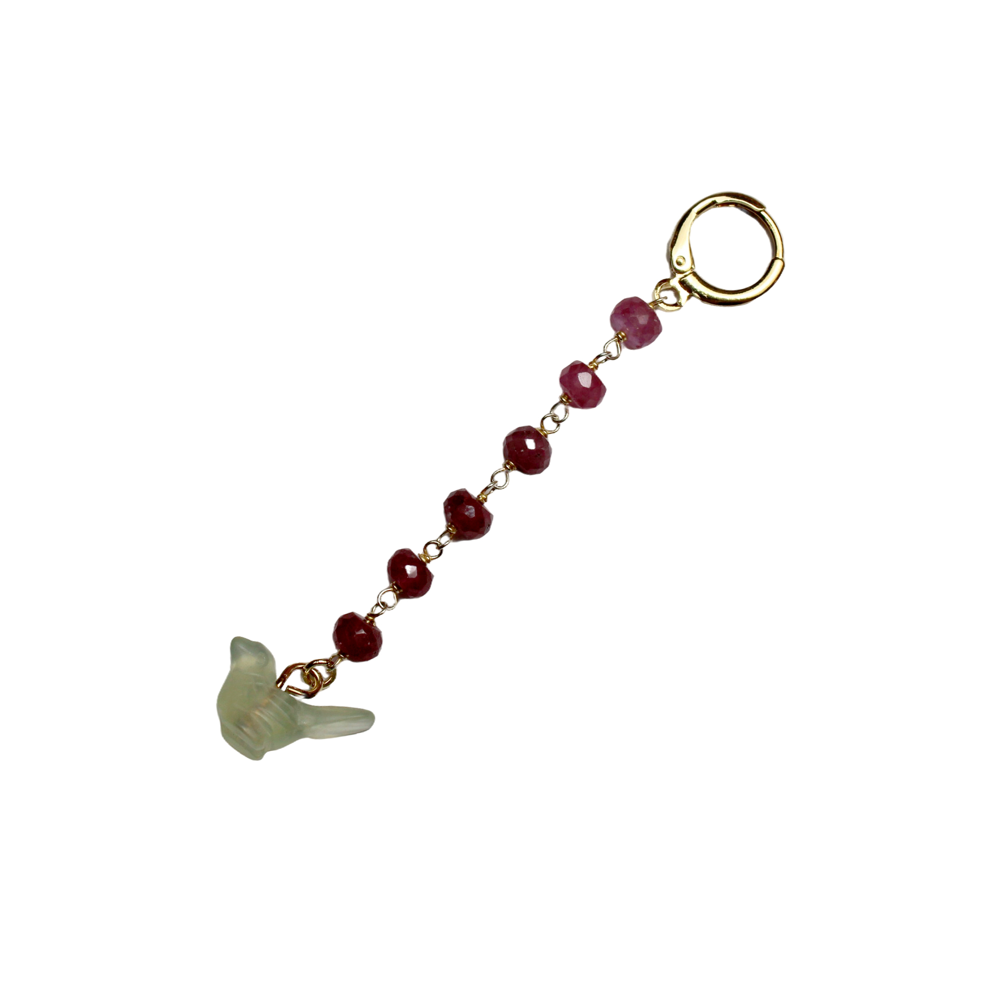 Jade Bird Charm
