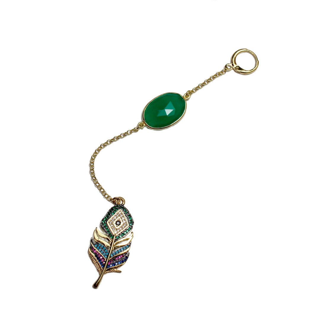 Boho Luxe Plume Drop