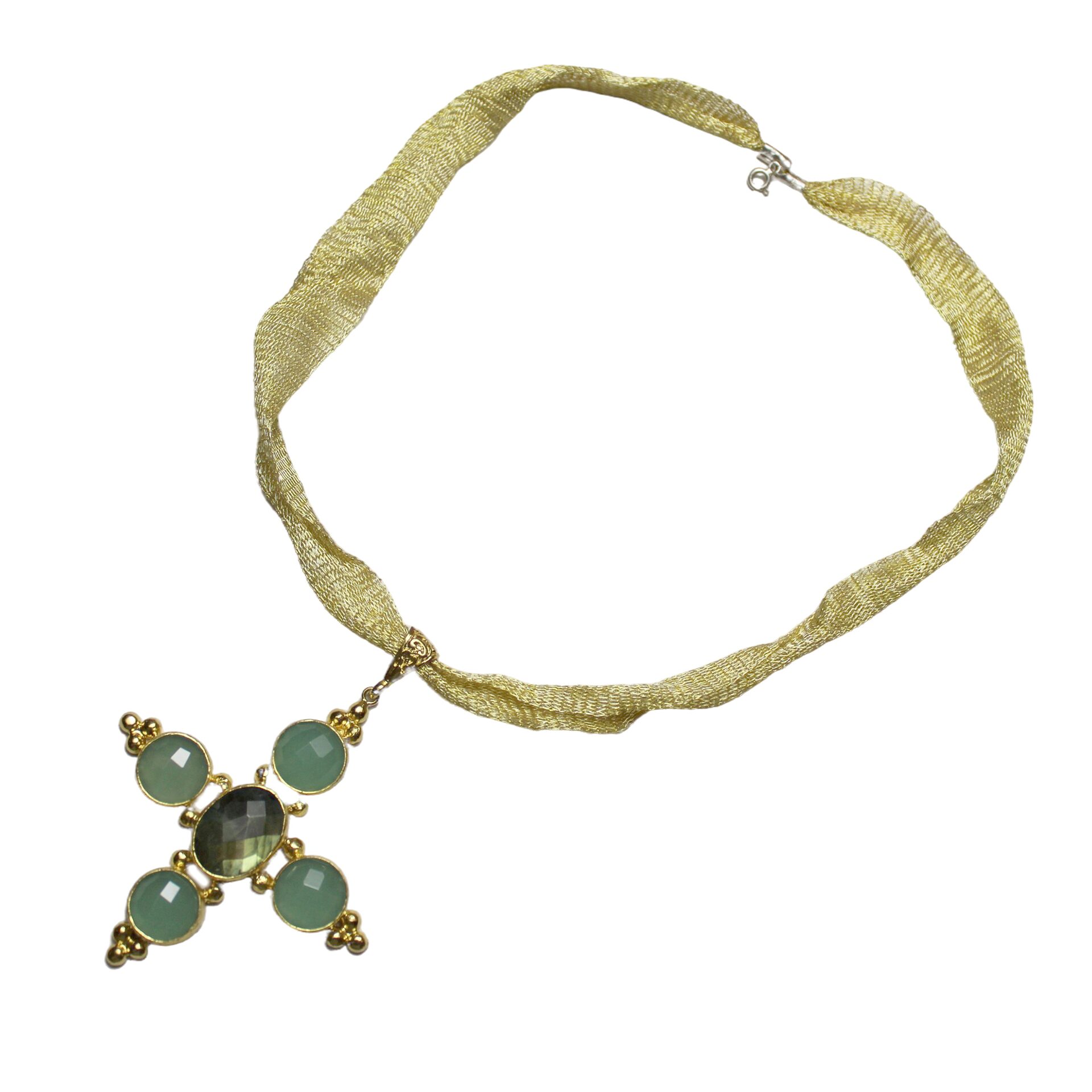 Amazonite Cross Glow