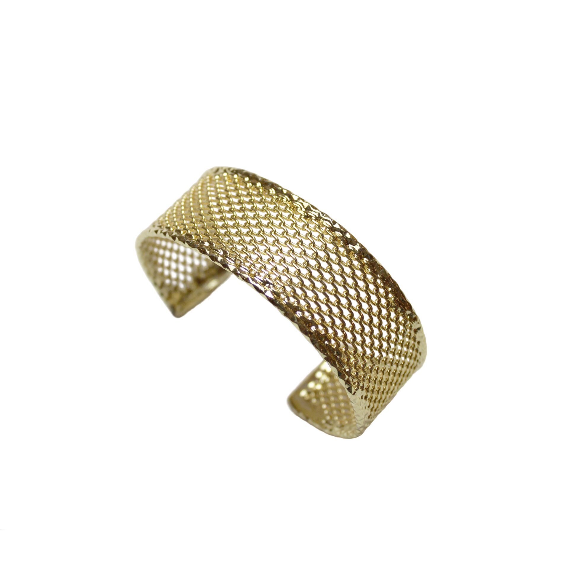 Golden Mesh Cuff
