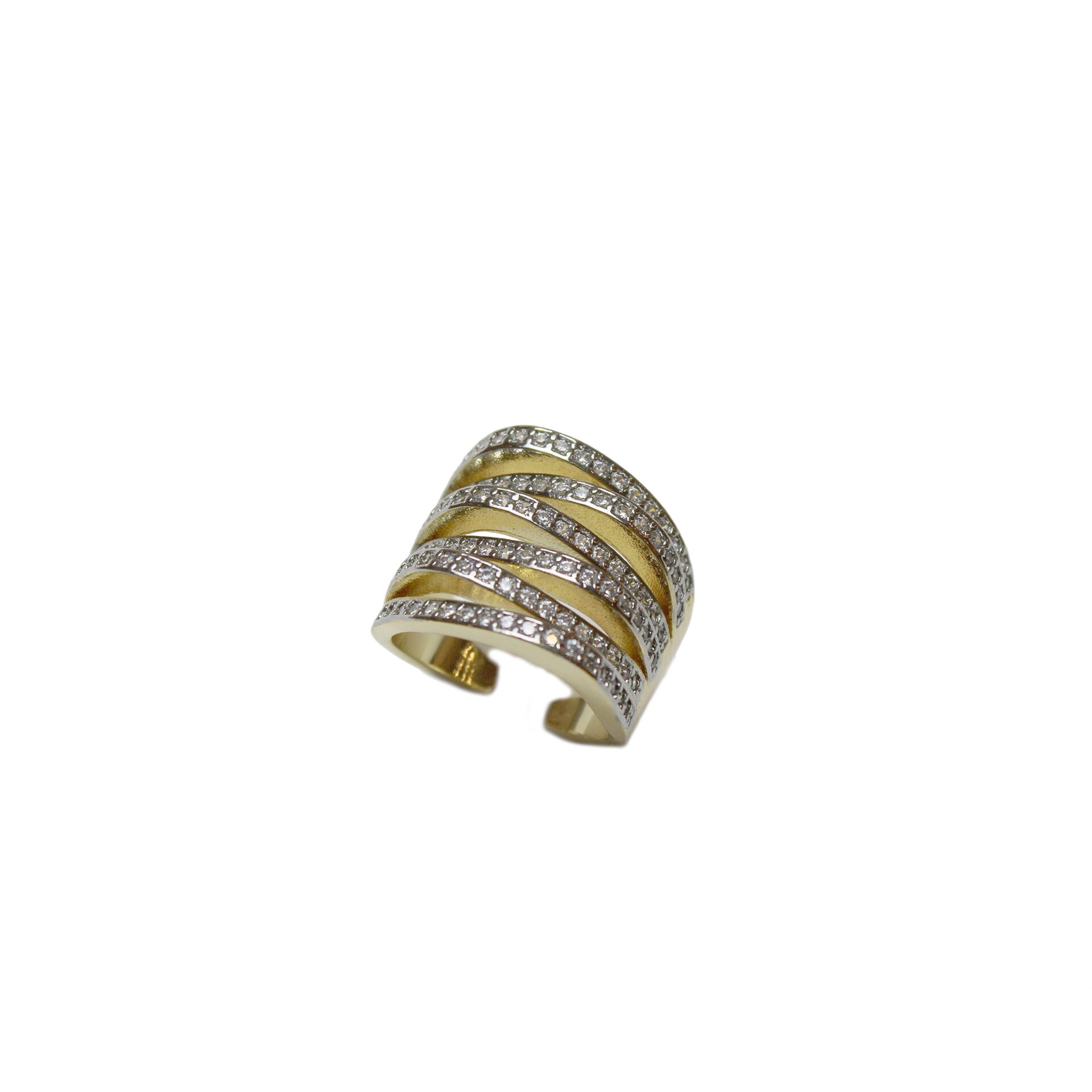 Interlace Shine Ring