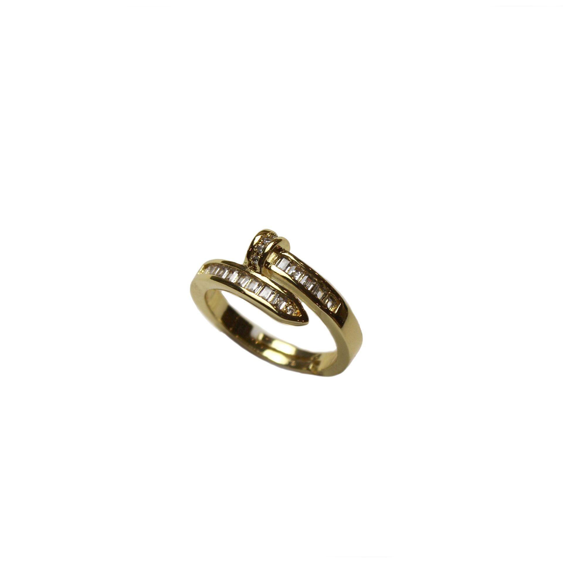 Golden Nail Ring