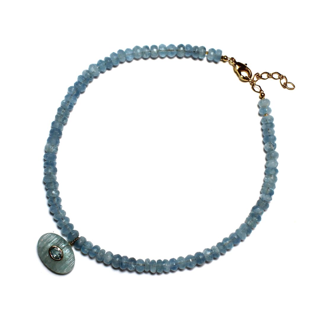 Aquamarine Moon Talisman