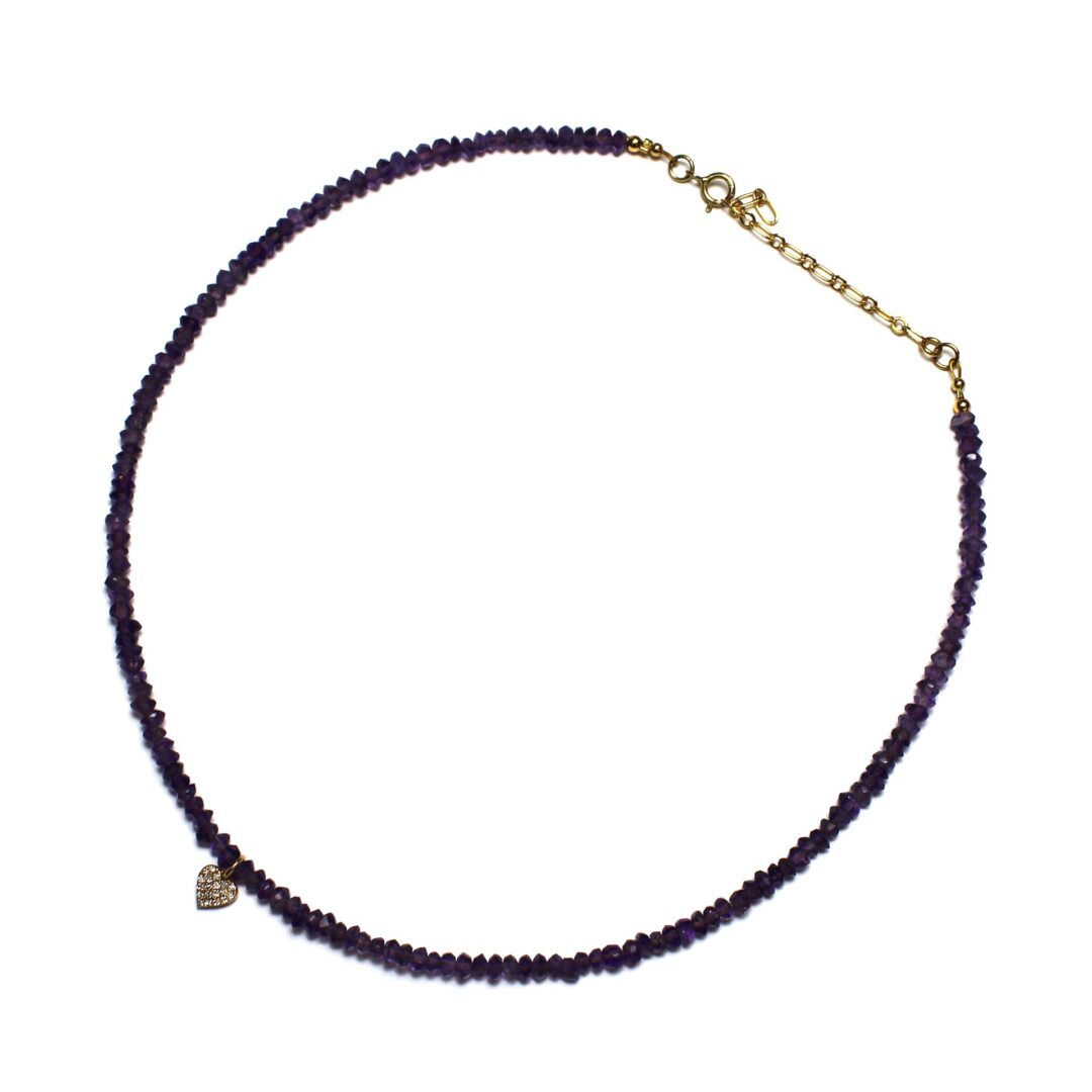Amethyst Heart